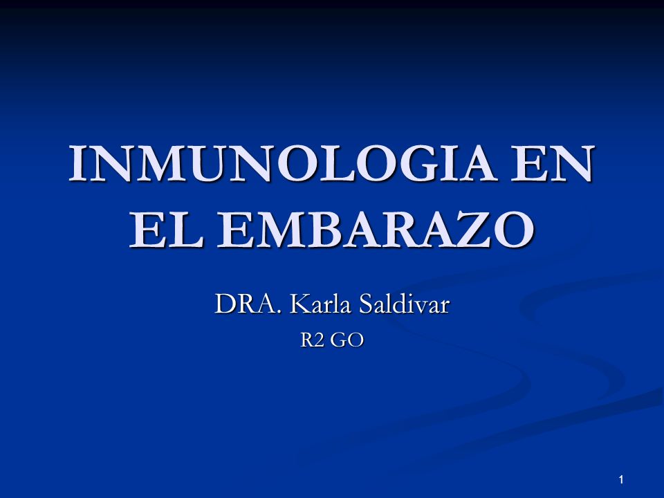 INMUNOLOGIA EN EL EMBARAZO