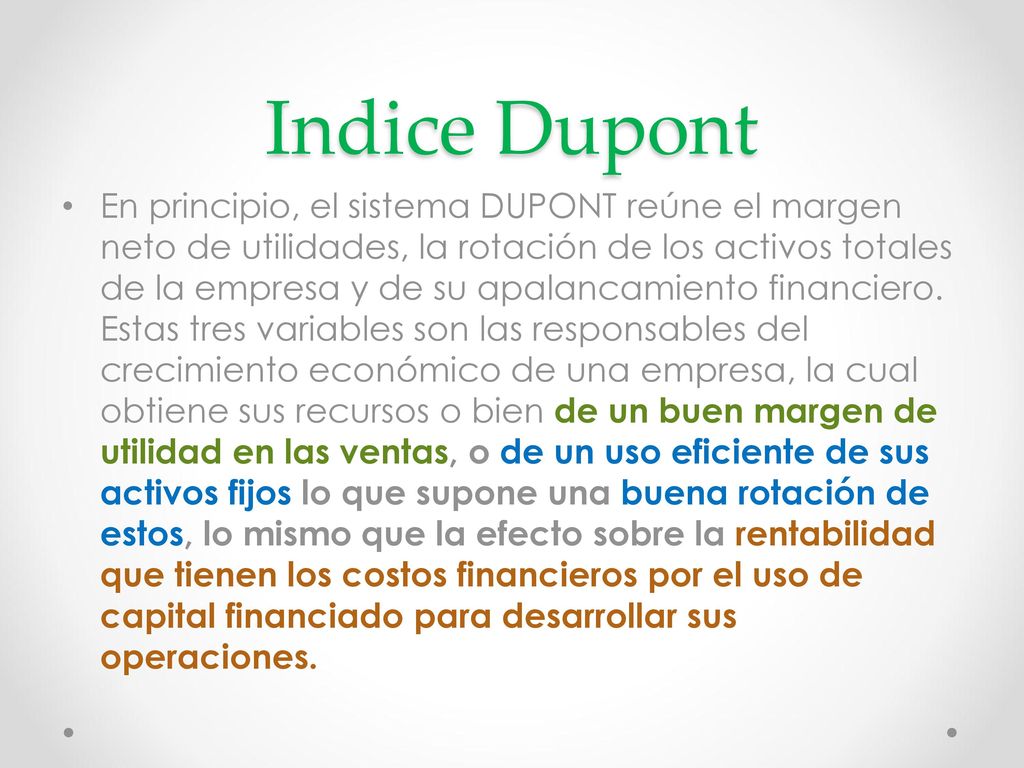 Indice Dupont