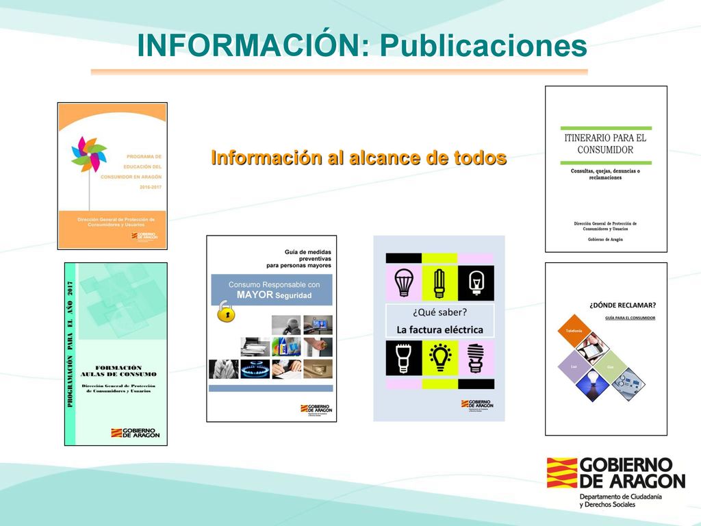 INFORMACIÓN: Publicaciones Información al alcance de todos