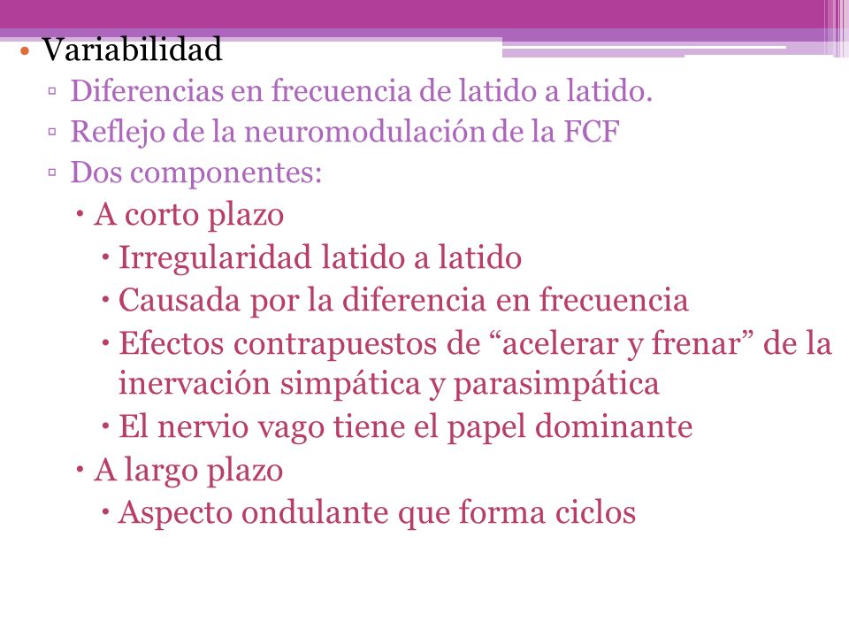 Irregularidad latido a latido Causada por la diferencia en frecuencia