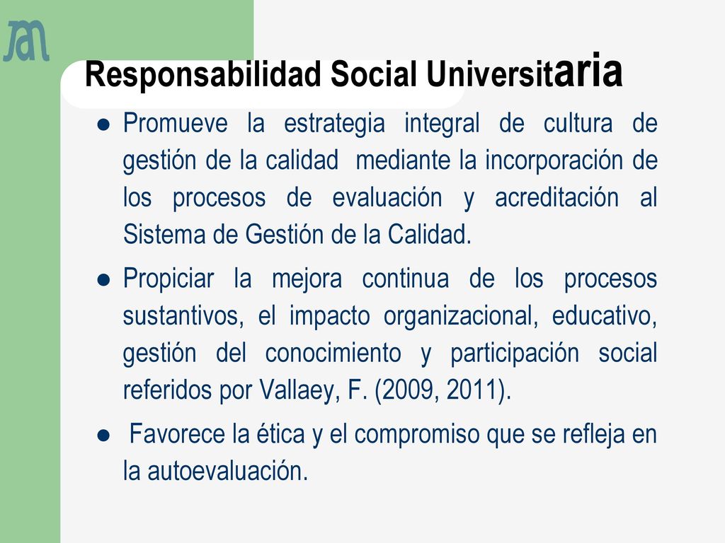 Responsabilidad Social Universitaria
