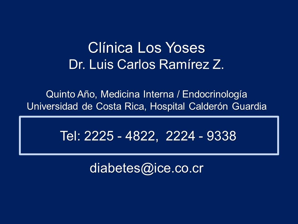 Clínica Los Yoses Dr. Luis Carlos Ramírez Z.