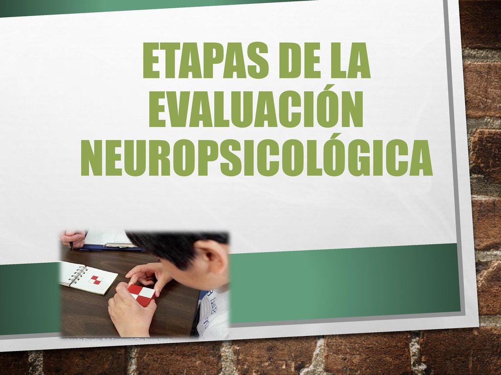 ETAPAS DE LA EVALUACIÓN NEUROPSICOLÓGICA