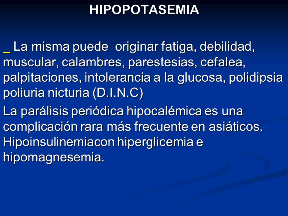 HIPOPOTASEMIA