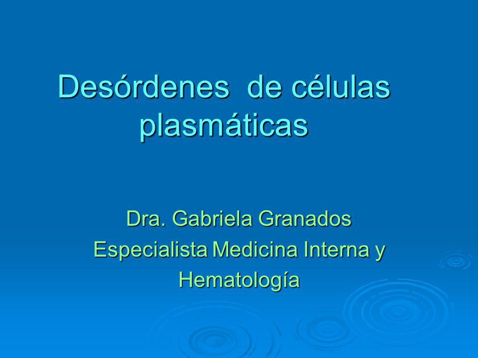 Desórdenes de células plasmáticas