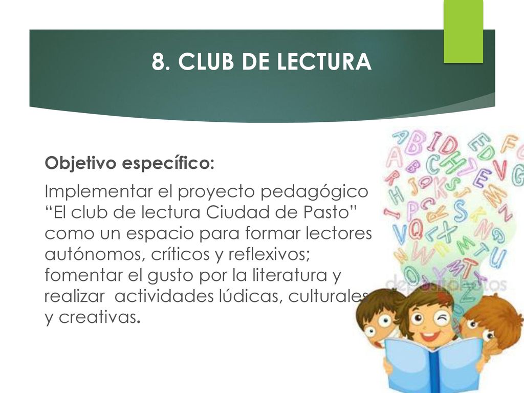 8. CLUB DE LECTURA
