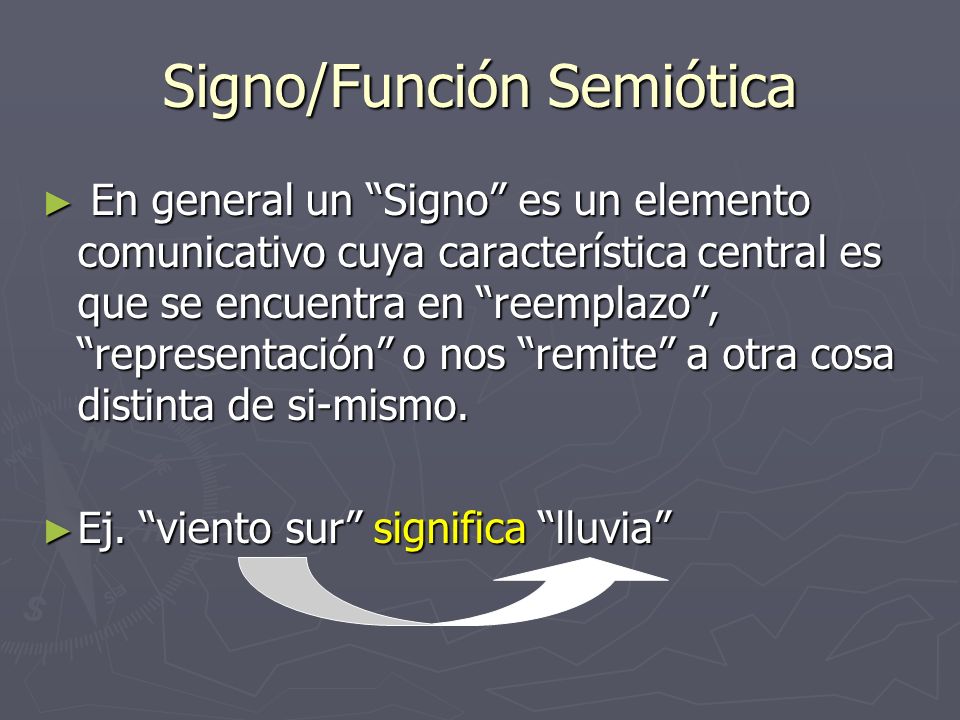 Signo/Función Semiótica