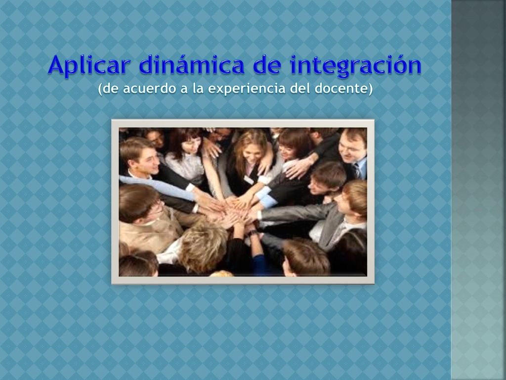 Aplicar dinámica de integración