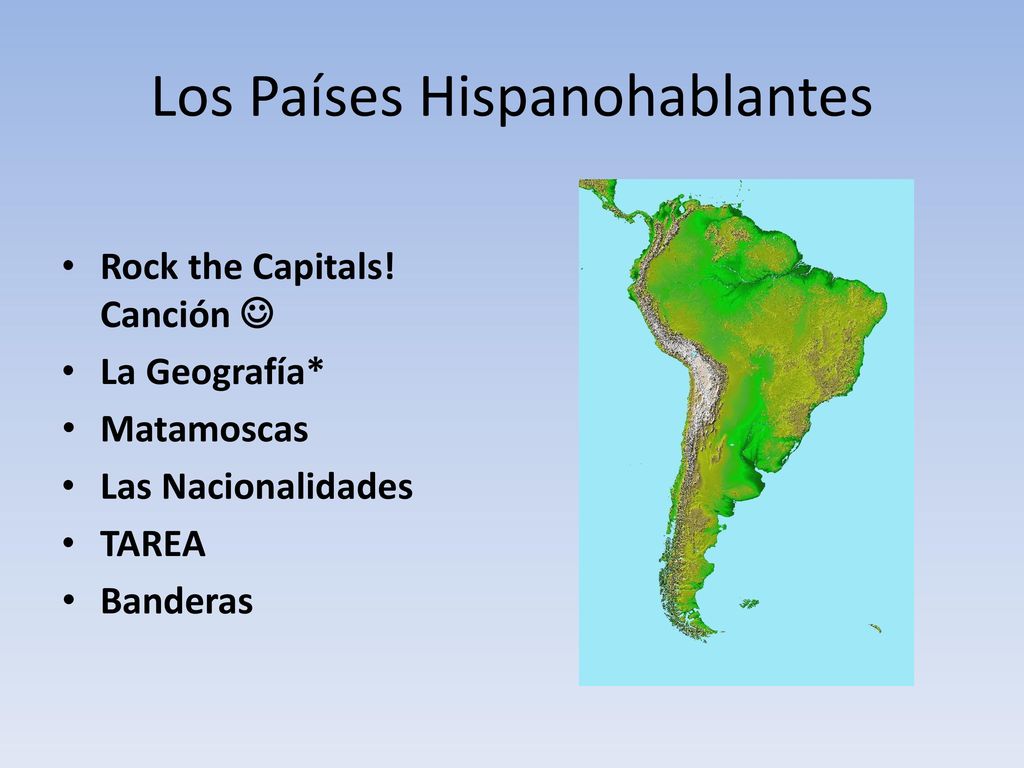 Los Países Hispanohablantes