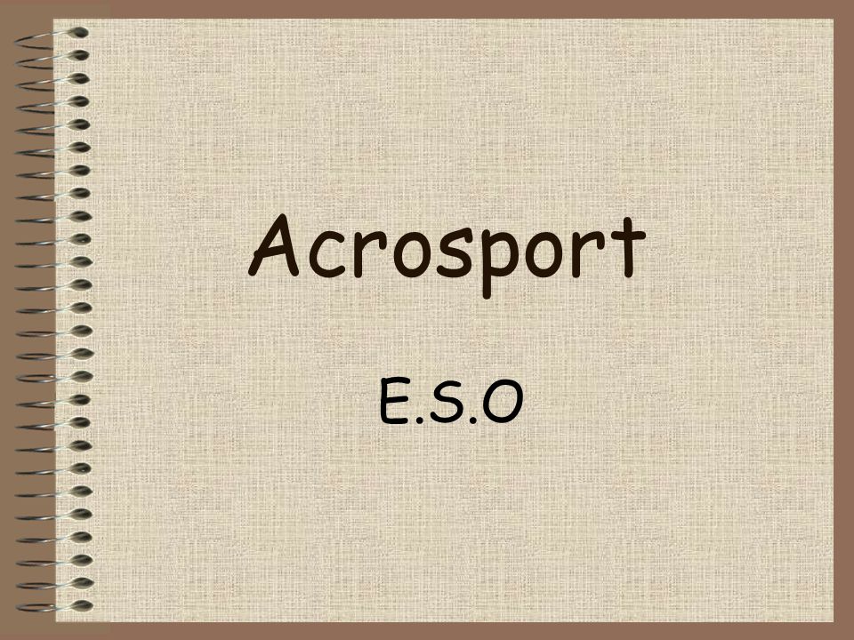 Acrosport E.S.O