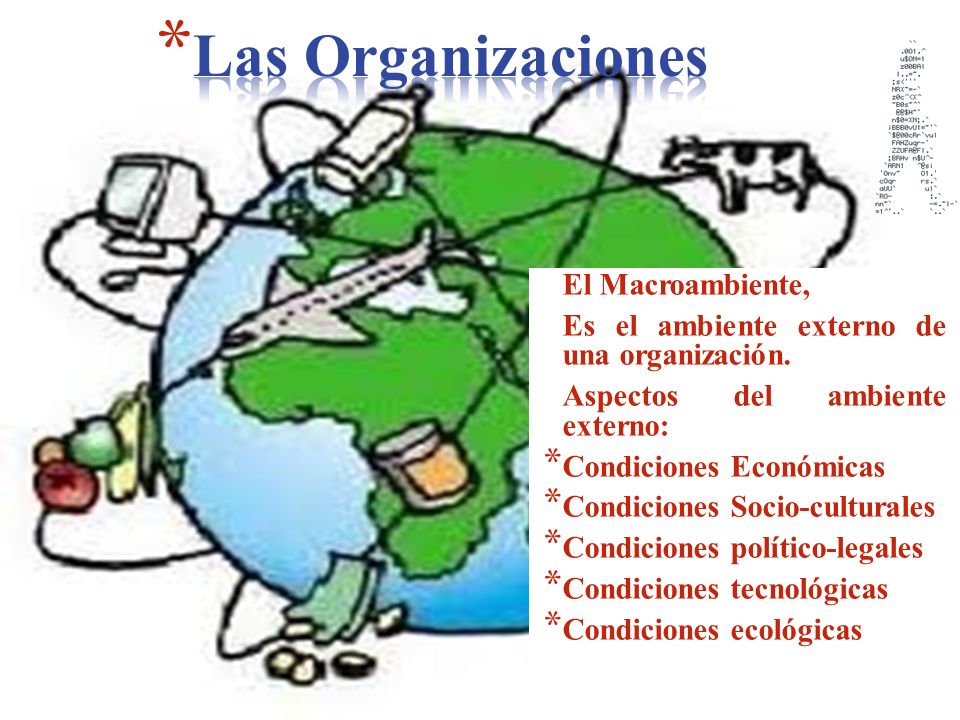 Las Organizaciones Aspectos del ambiente externo:
