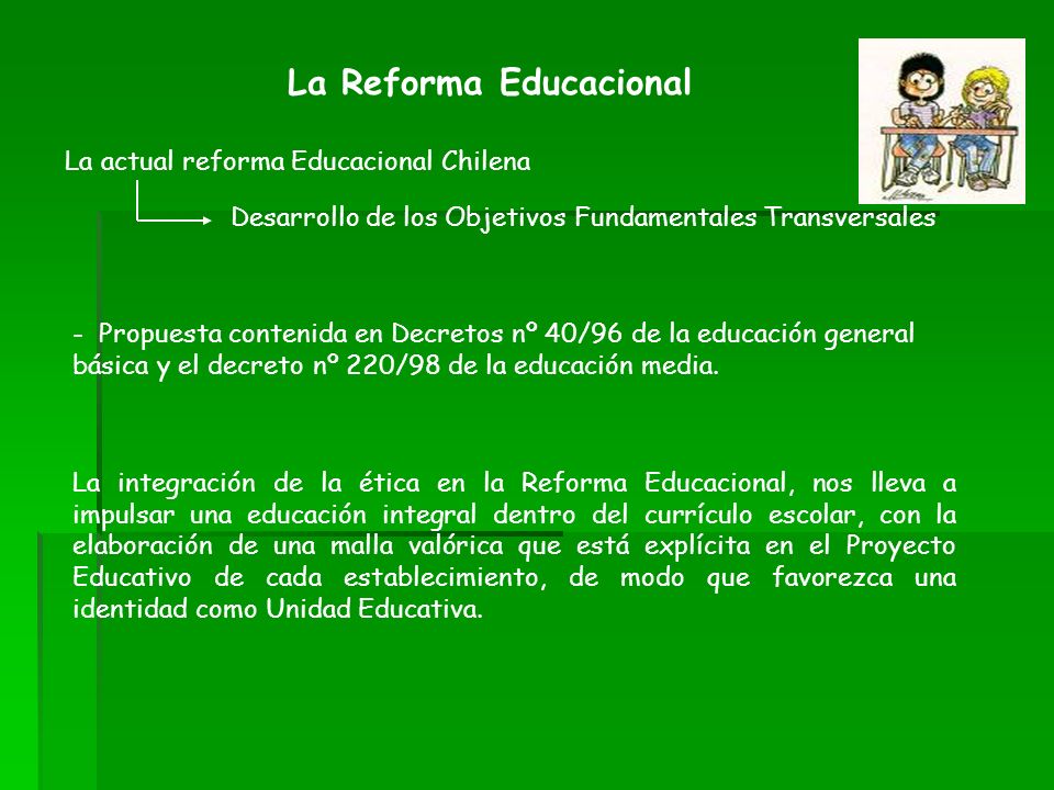 La Reforma Educacional
