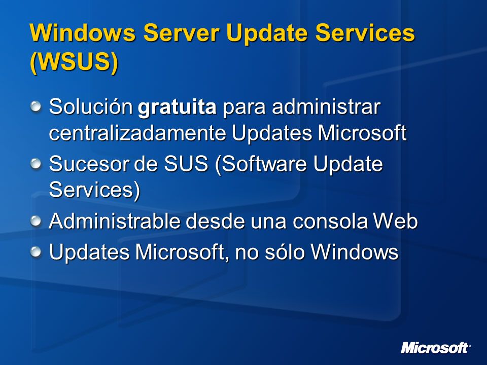 Windows Server Update Services (WSUS)
