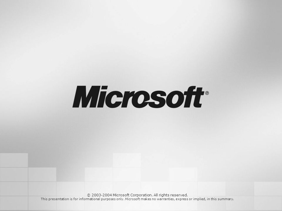 © Microsoft Corporation. All rights reserved.