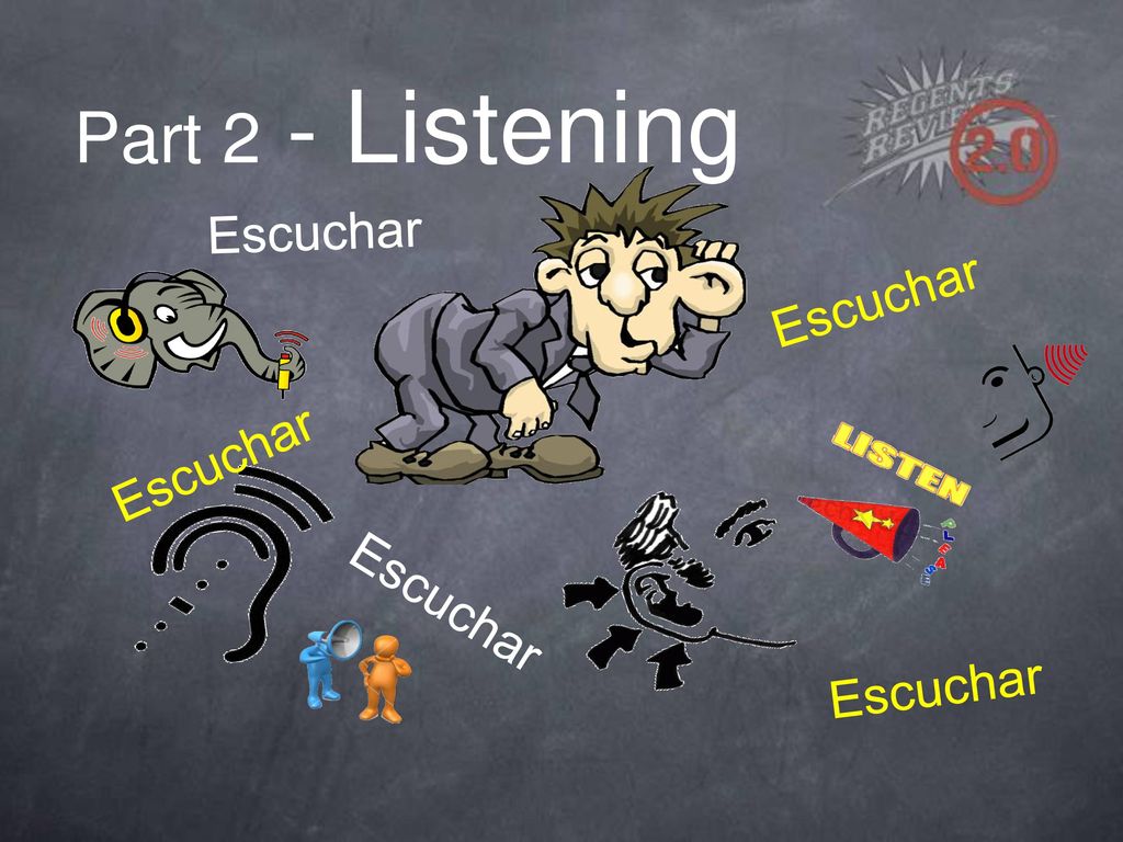 Part 2 - Listening Escuchar Escuchar Escuchar Escuchar Escuchar