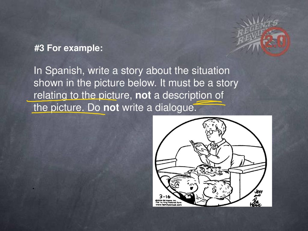 #3 For example: