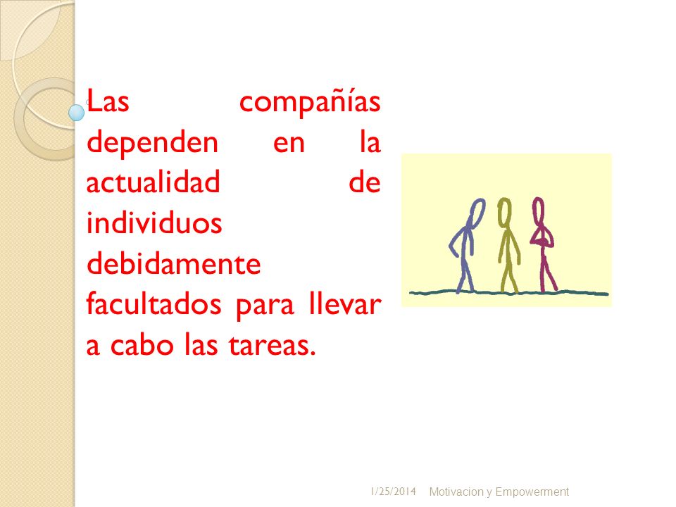 Las compañías dependen en la actualidad de individuos debidamente facultados para llevar a cabo las tareas.