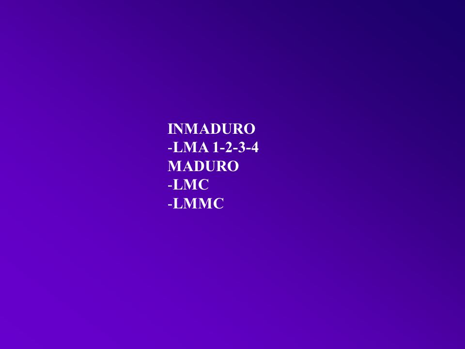 INMADURO LMA MADURO LMC LMMC