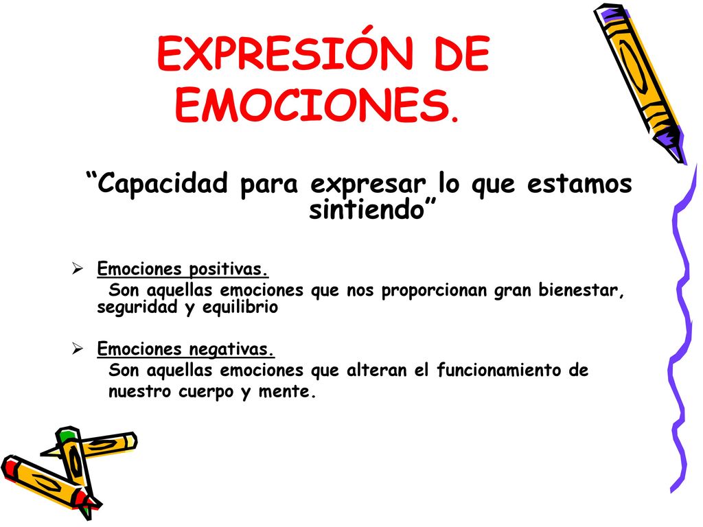 EXPRESIÓN DE EMOCIONES.