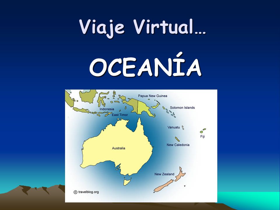 Viaje Virtual… OCEANÍA