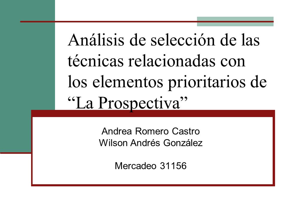 Andrea Romero Castro Wilson Andrés González Mercadeo 31156