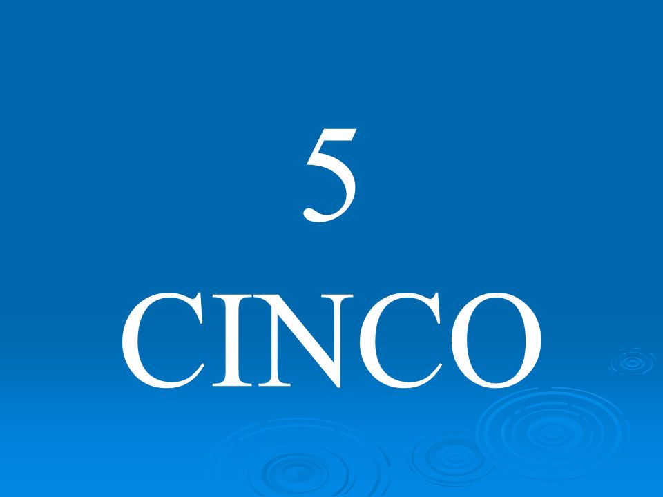 5 CINCO