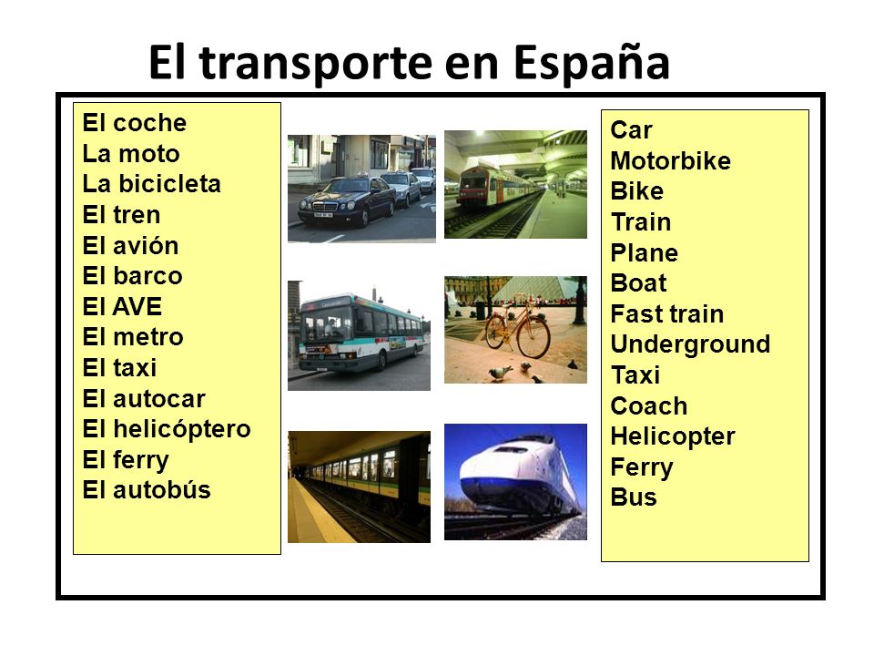 El transporte en España