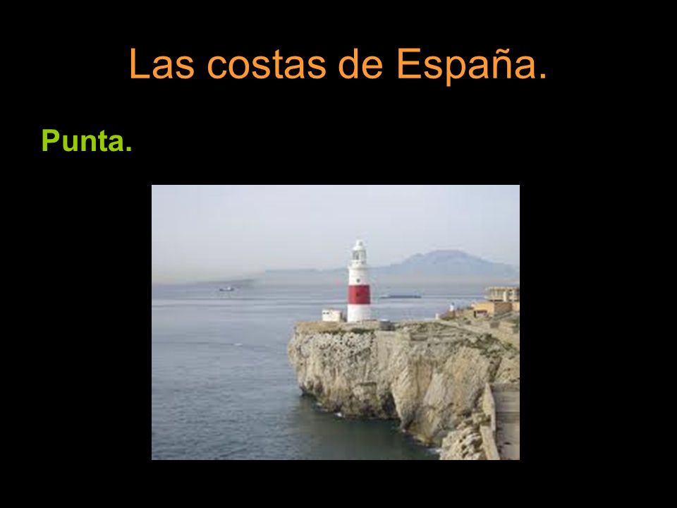 Las costas de España. Punta.