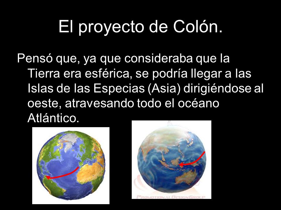El proyecto de Colón.