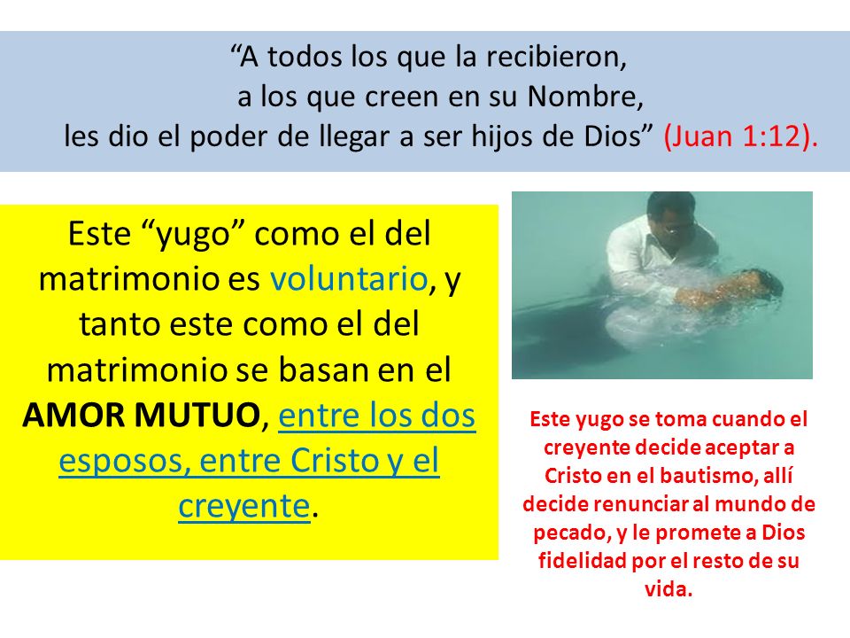 A todos los que la recibieron, a los que creen en su Nombre, les dio el poder de llegar a ser hijos de Dios (Juan 1:12).