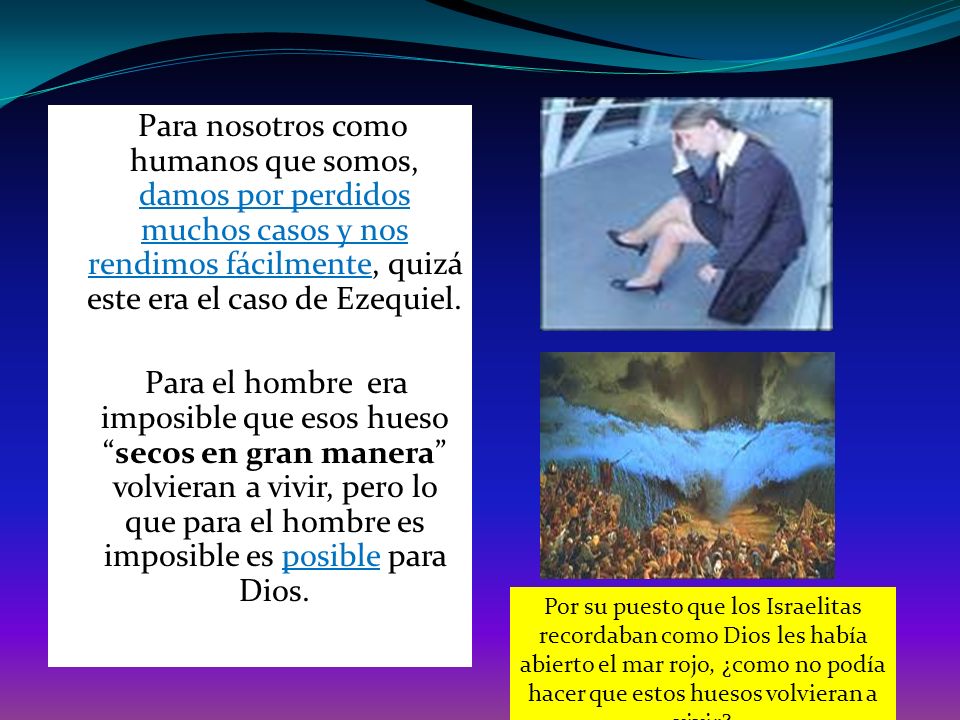 Para nosotros como humanos que somos, damos por perdidos muchos casos y nos rendimos fácilmente, quizá este era el caso de Ezequiel.