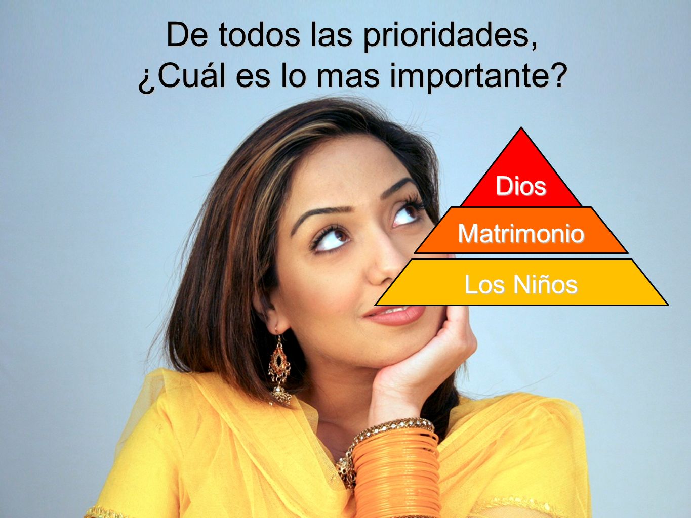 De todos las prioridades, ¿Cuál es lo mas importante