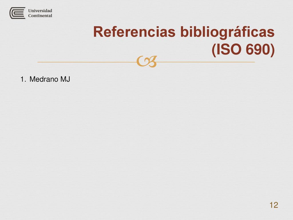 Referencias bibliográficas (ISO 690)