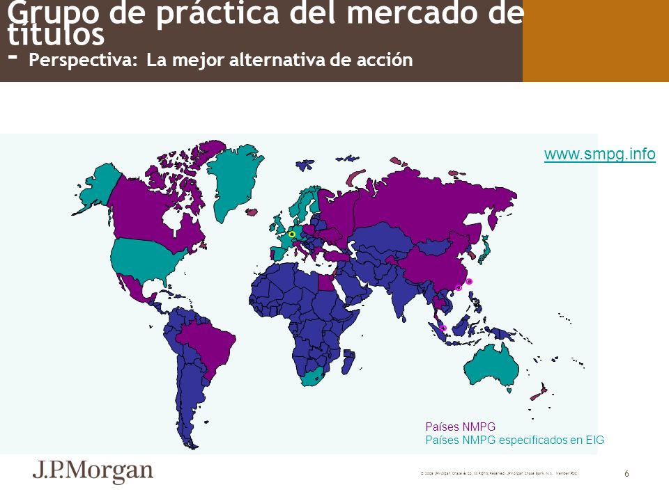 Grupo de práctica del mercado de títulos - Perspectiva: La mejor alternativa de acción