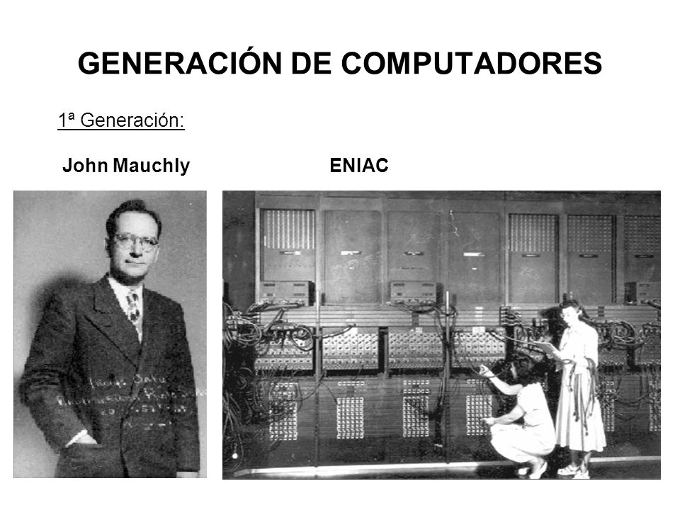 GENERACIÓN DE COMPUTADORES