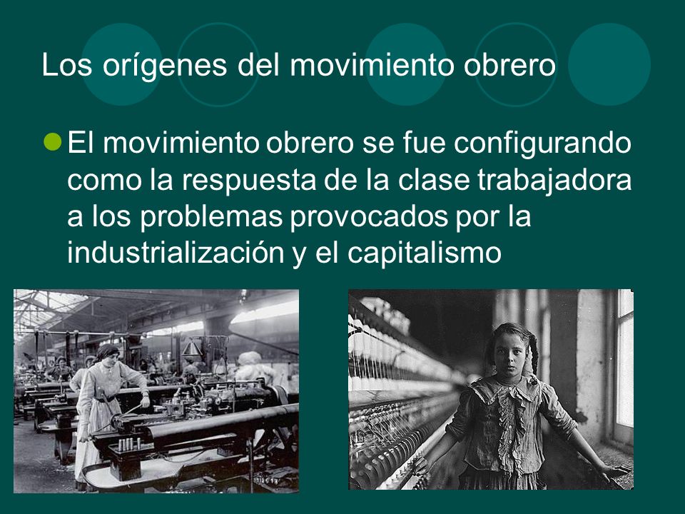 Los orígenes del movimiento obrero