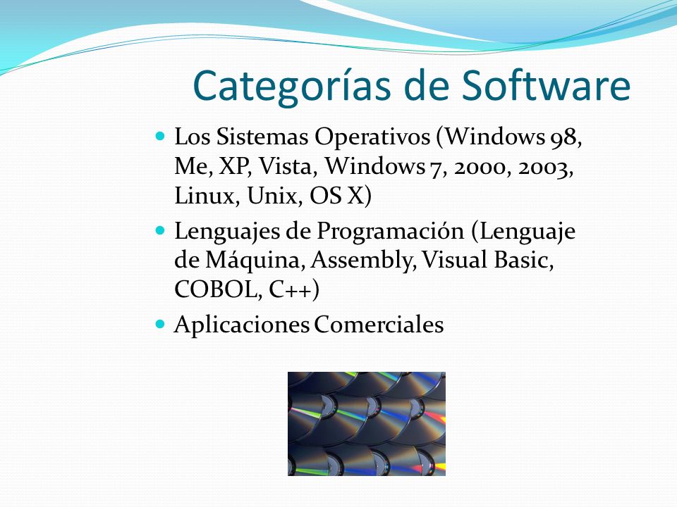 Categorías de Software