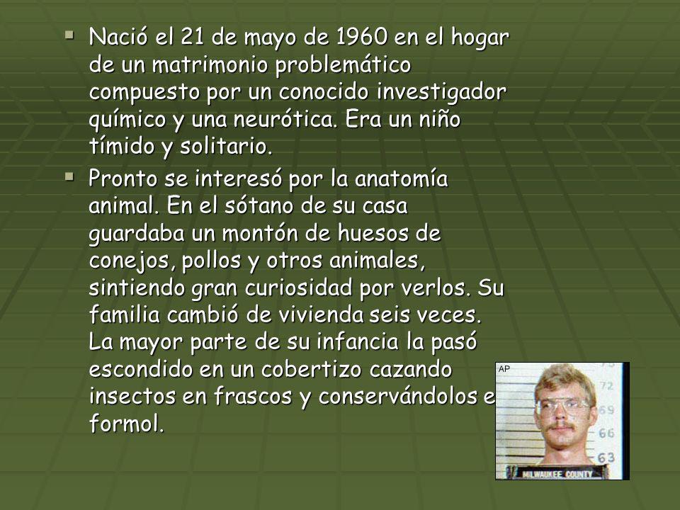 Nació el 21 de mayo de 1960 en el hogar de un matrimonio problemático compuesto por un conocido investigador químico y una neurótica. Era un niño tímido y solitario.