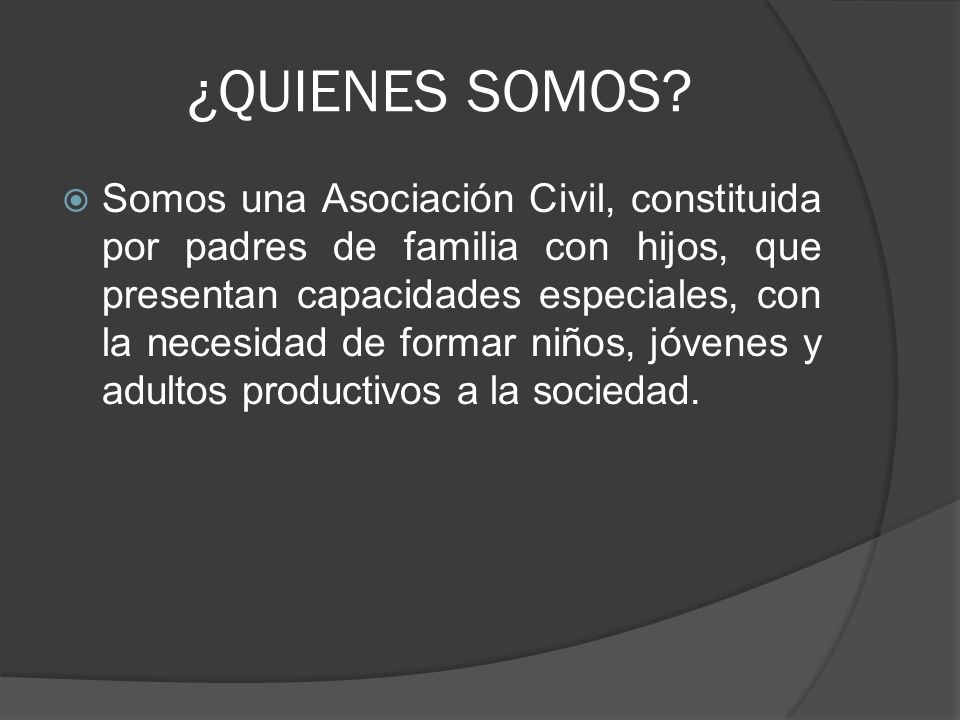 ¿QUIENES SOMOS