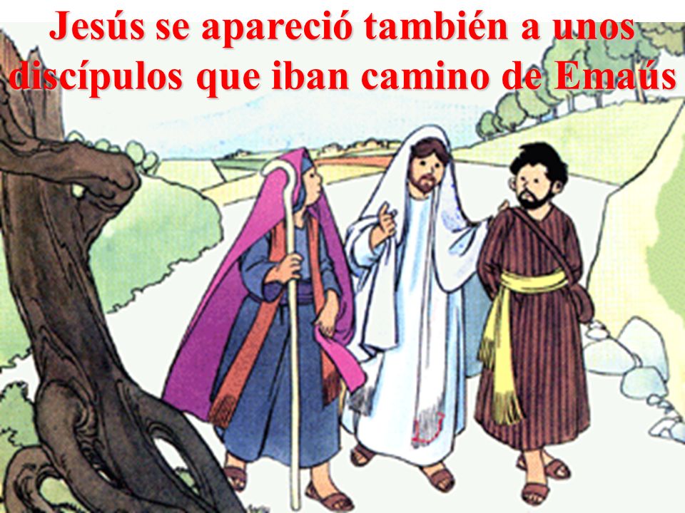 Jesús se apareció también a unos discípulos que iban camino de Emaús