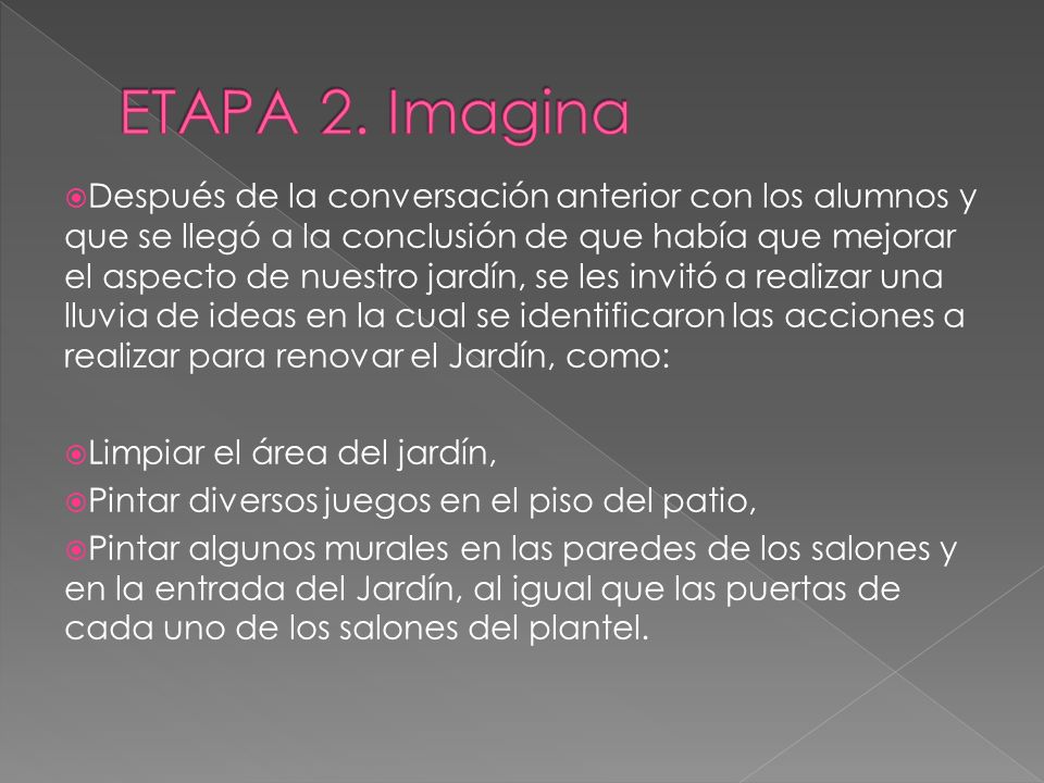 ETAPA 2. Imagina