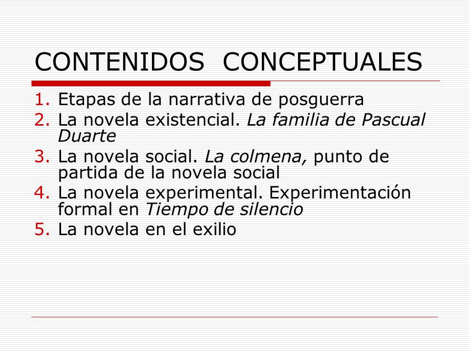 CONTENIDOS CONCEPTUALES