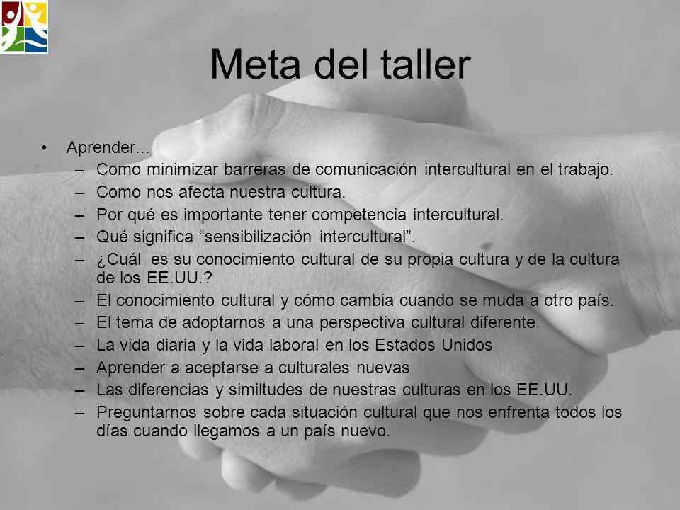 Meta del taller Aprender...