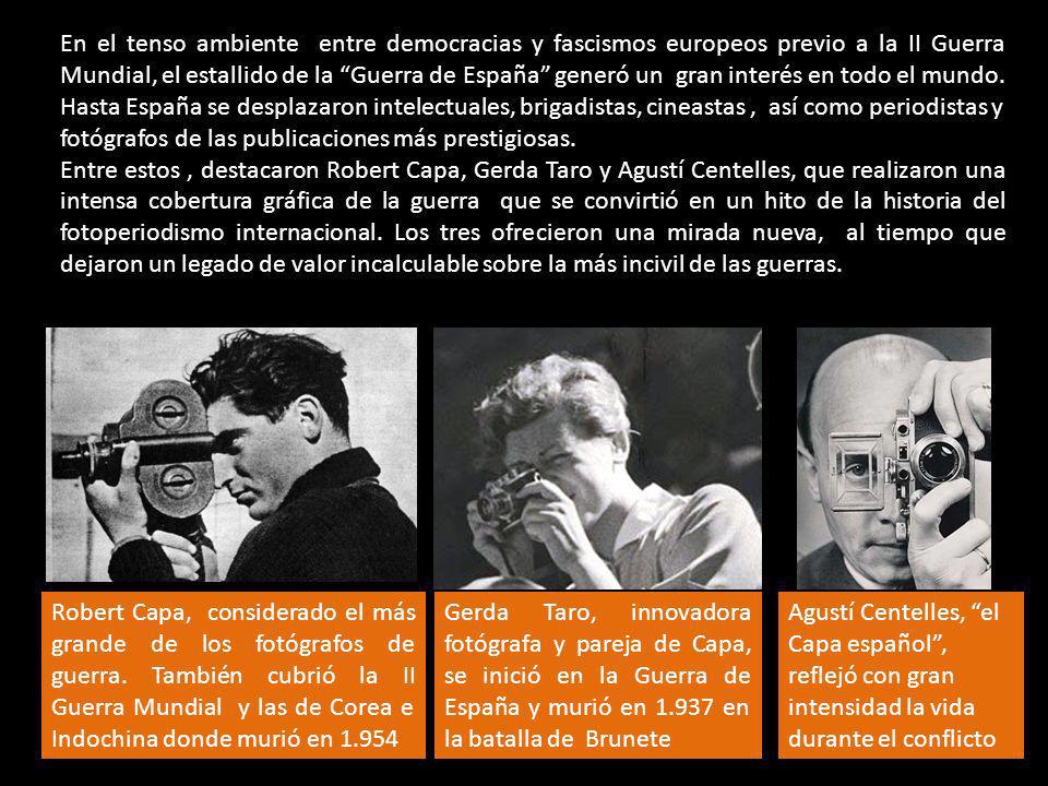 En el tenso ambiente entre democracias y fascismos europeos previo a la II Guerra Mundial, el estallido de la Guerra de España generó un gran interés en todo el mundo.