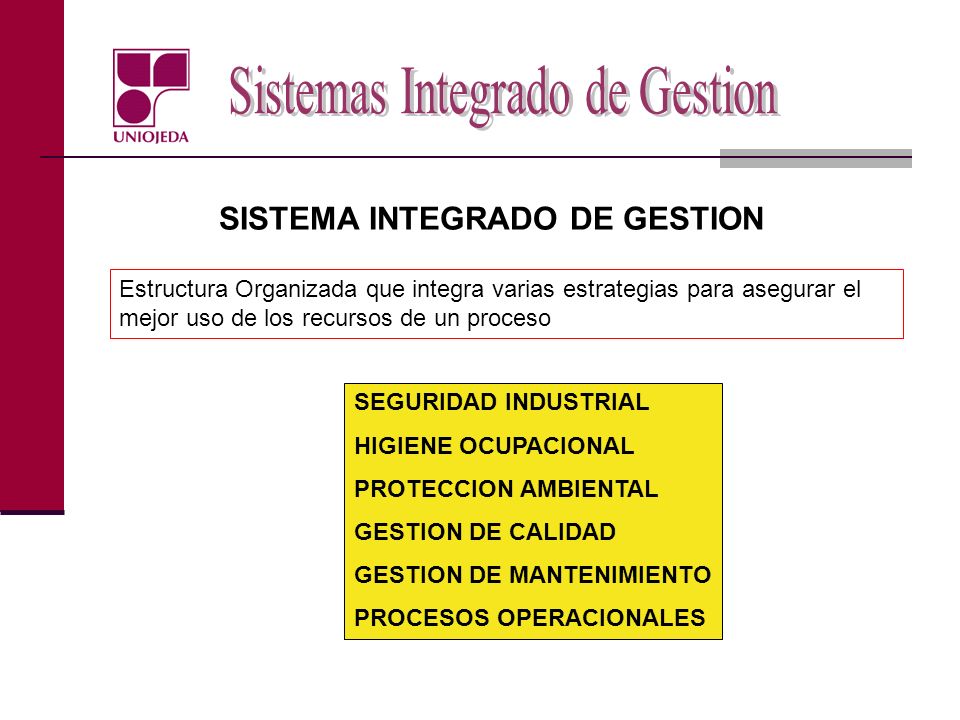 SISTEMA INTEGRADO DE GESTION