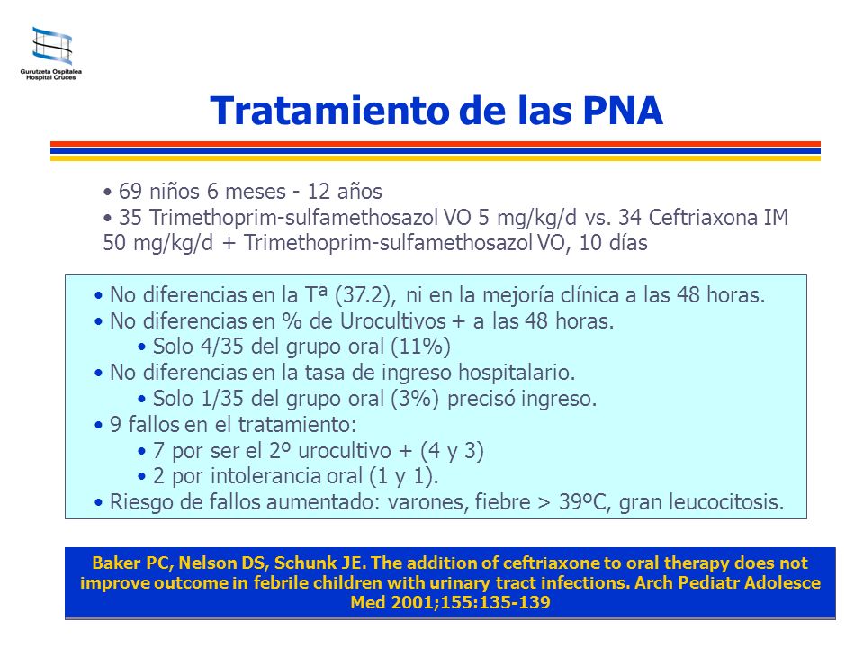Tratamiento de las PNA 69 niños 6 meses - 12 años