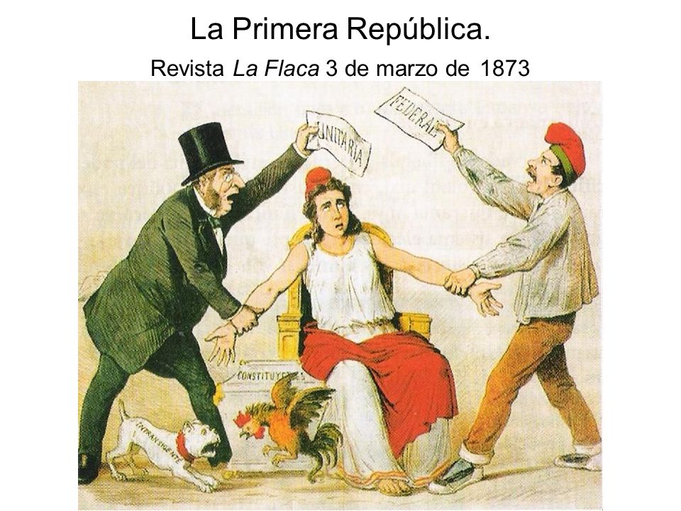 La Primera República. Revista La Flaca 3 de marzo de 1873