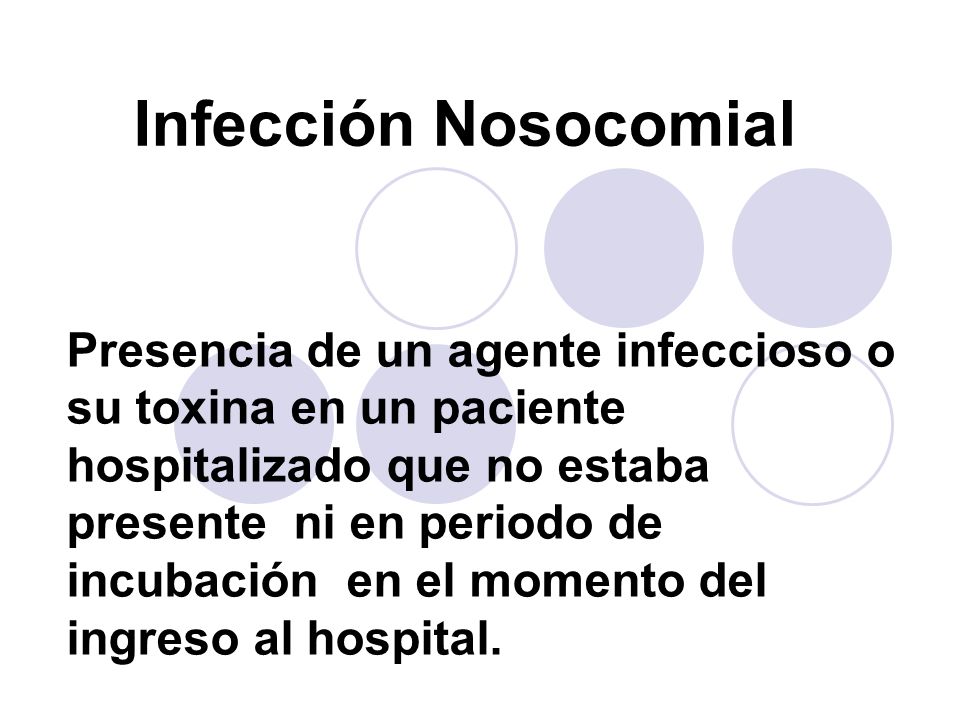 Infección Nosocomial