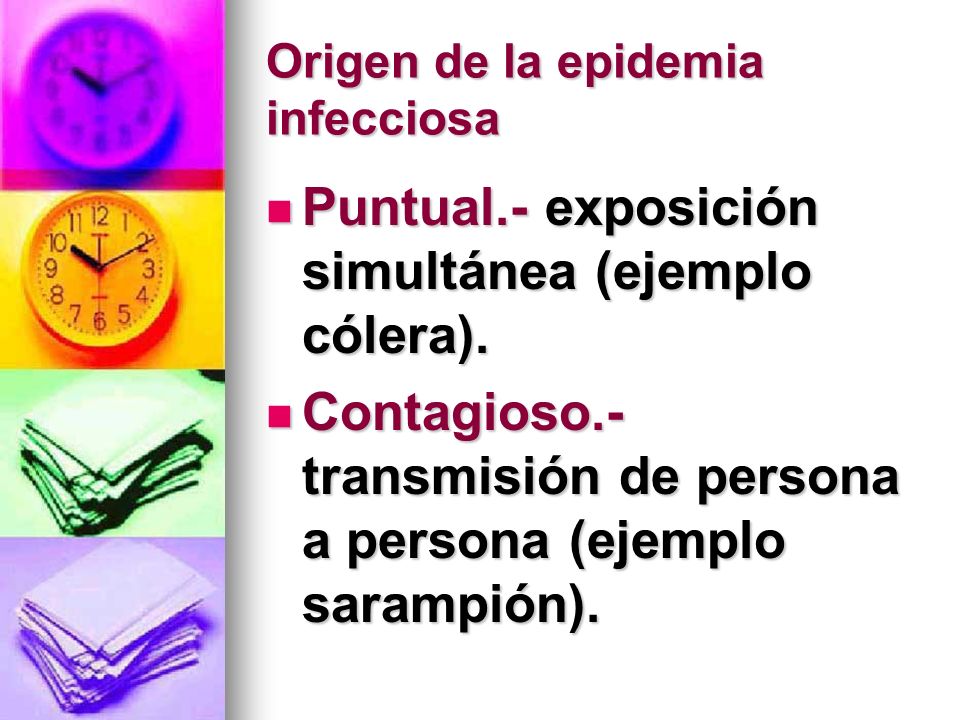 Origen de la epidemia infecciosa