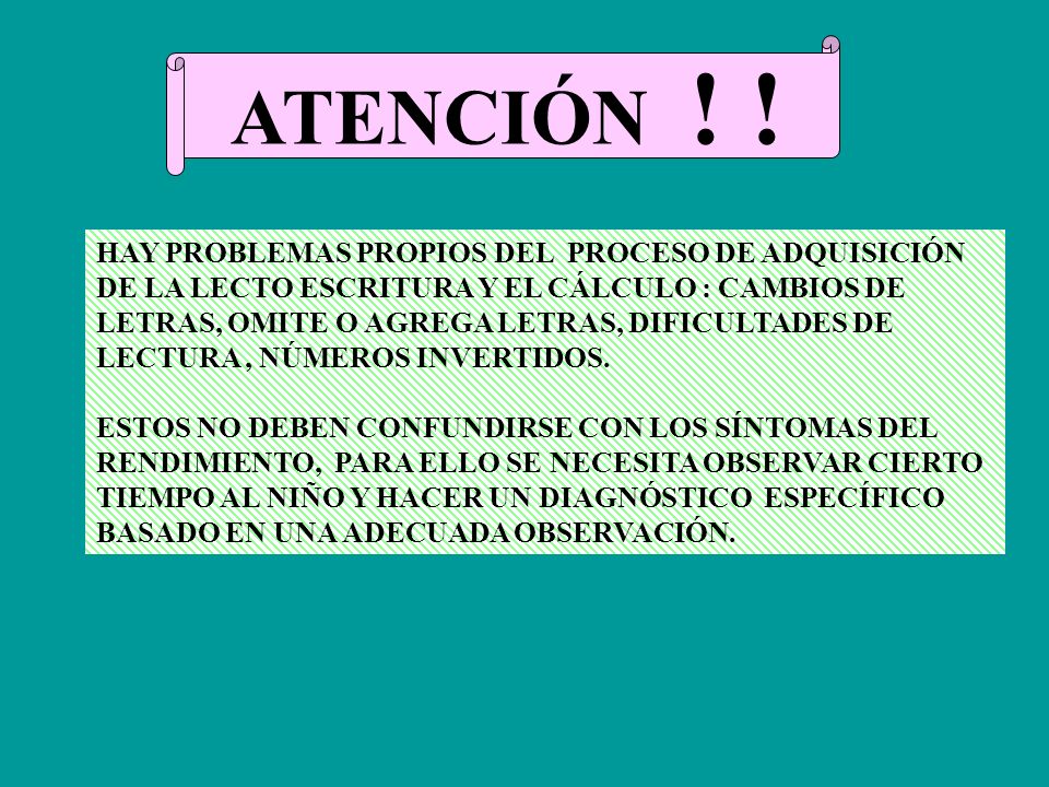 ATENCIÓN ! ! HAY PROBLEMAS PROPIOS DEL PROCESO DE ADQUISICIÓN